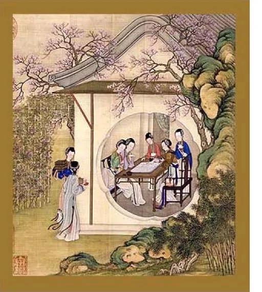 古代深闺春秋图赏(十二个月)