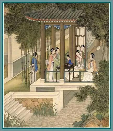 古代深闺春秋图赏(十二个月)