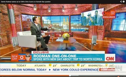 罗德曼护金正恩粗口飙骂CNN2