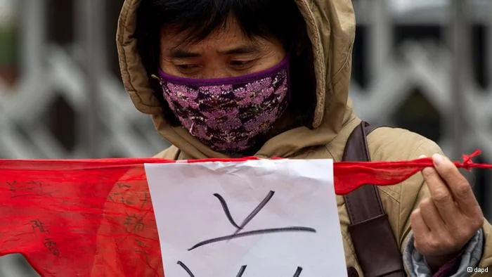 China- Proteste nach HIV Infektion