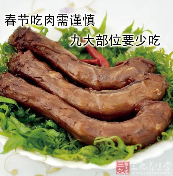 过年吃肉需谨慎 九大部位要少吃