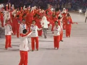 索契冬奧會開幕式中國代表團部分運動員退場不及時遭驅趕