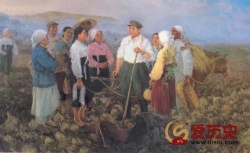 绝不能跟现实比 朝鲜宣传画中的金日成