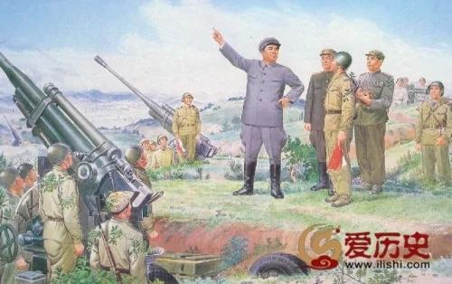 绝不能跟现实比 朝鲜宣传画中的金日成