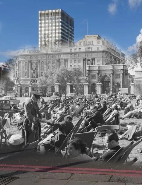 英国博物馆推“穿越”街景 今昔对比百年伦敦