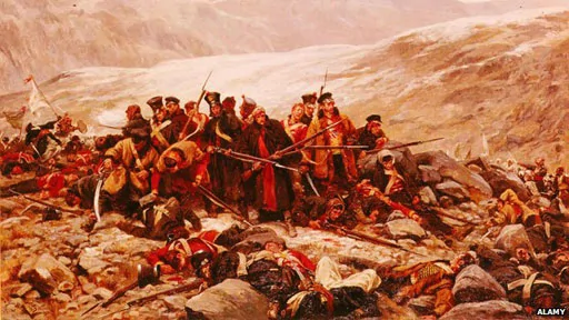 1842年英军撤出喀布尔