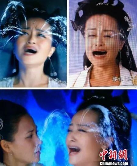 女演员假睫毛坚挺淋浴变喷泉 网友:好酷炫