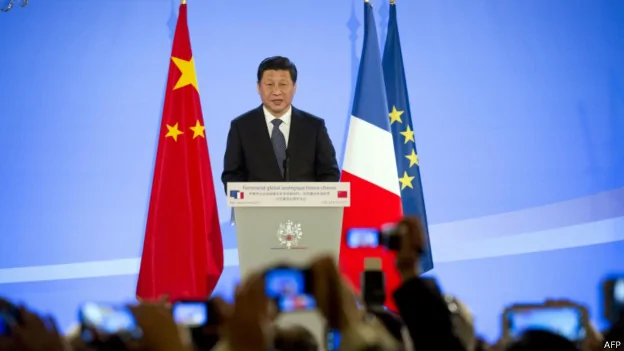 习近平在巴黎中法建交50周年纪念大会上发表演说（27/3/2014）