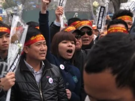 2014年2月越南首都的反華示威