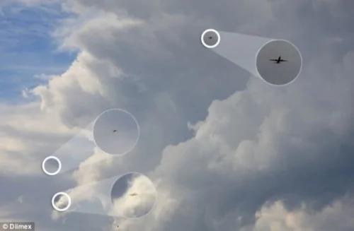 澳洲上空两架UFO追逐维珍客机?