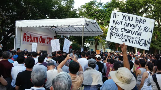 新加坡示威集会