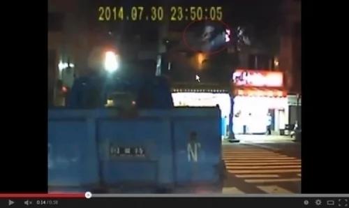 高雄气爆前后 监示器录到多次神秘鬼脸