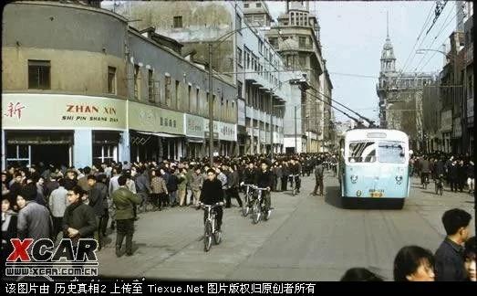 实拍:1971年繁华的台北街头