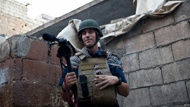 美国记者詹姆斯·福莱在叙利亚（资料照片）