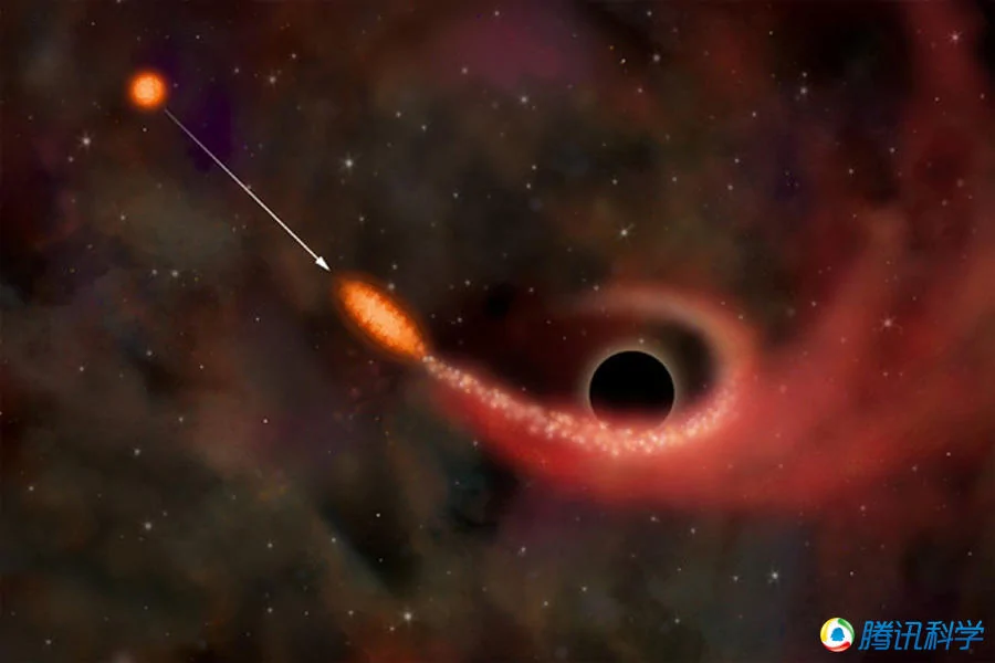天文学家发现黑洞“吃掉”恒星的证据(组图)
