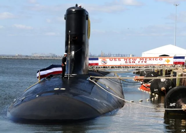 美国海军维吉尼亚级核动力潜艇新墨西哥号（USS New Mexico）（资料照片）