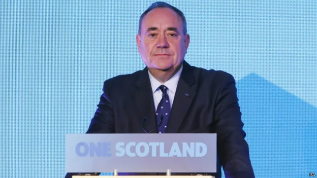 蘇格蘭首席部長薩蒙德（Alex Salmond）
