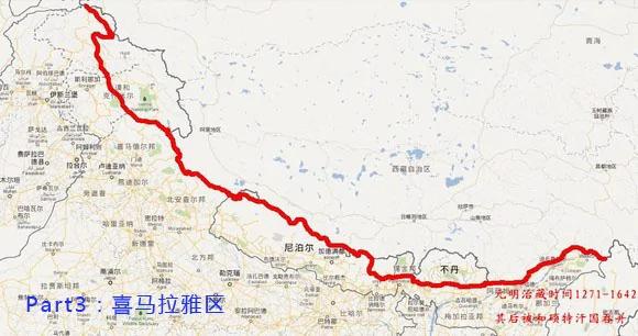 中国历代极限疆域变迁 曾经大的你想不到