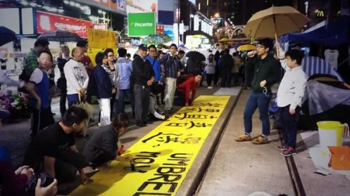 香港佔領中環第48天：劉夢熊金鐘雨傘廣場演說（70圖）