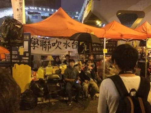 香港占領中環第48天：劉夢熊金鐘雨傘廣場演說（70圖）