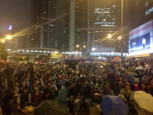 香港占领中环第48天：刘梦熊金钟雨伞广场演说（70图）