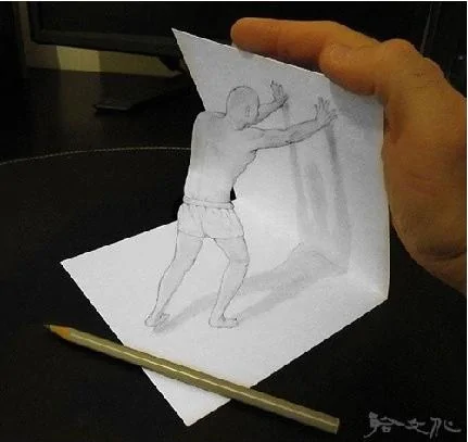 逼真3D铅笔手绘