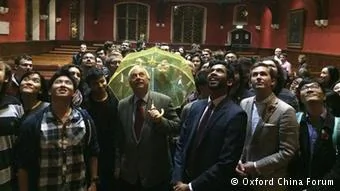 Lord Chris Patten Hongkong Solidarität Regenschirm Bewegung31.10.2014