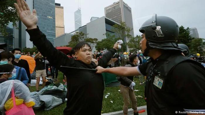 Hongkong Protest Demokratie Aktivisten1.12.