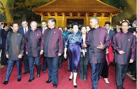 最炫民族風：APEC晚宴上的領導人服裝大盤點