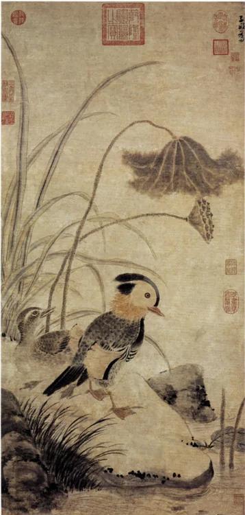 历代名家画荷