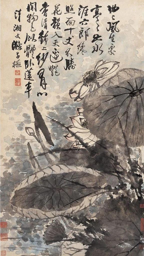 历代名家画荷