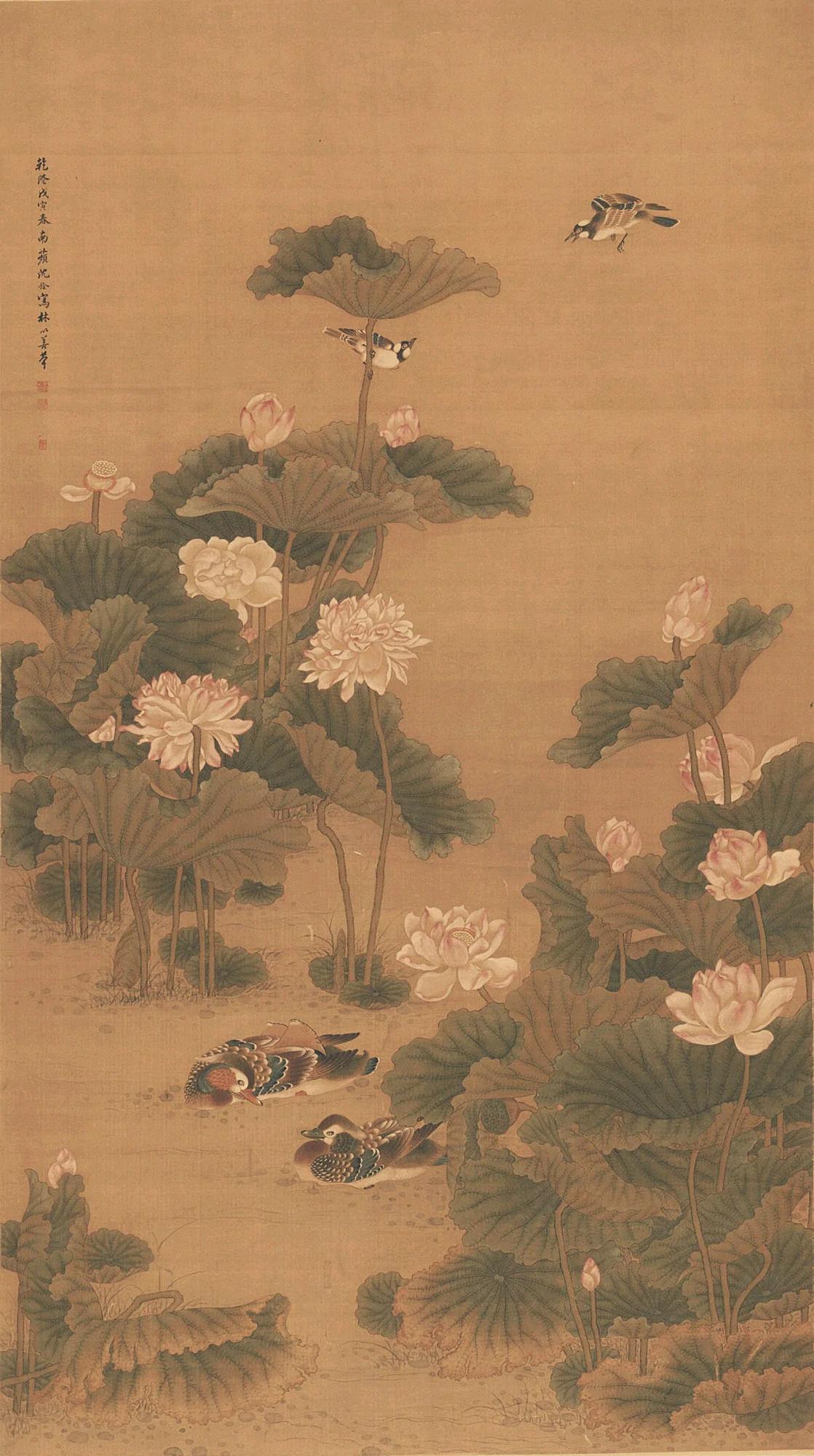 历代名家画荷