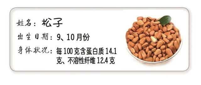 坚果家族的“健康档案”
