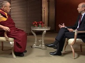 西藏精神领袖达赖喇嘛接受法国24小时电视台独家专访