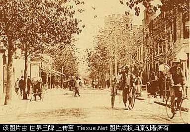 难得一见的老上海彩照