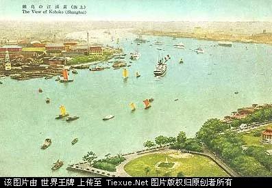 难得一见的老上海彩照