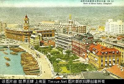 难得一见的老上海彩照