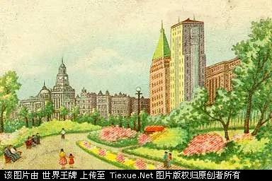 难得一见的老上海彩照