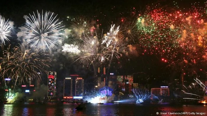 Neujahr Sylvester31.12.2014 China Hongkong