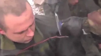 慎入！乌克兰军被迫吞自己衣服