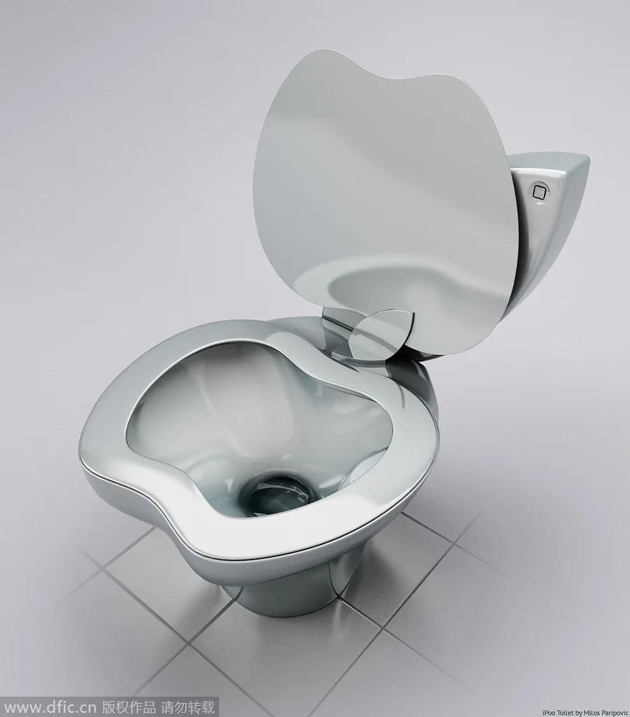 摩登家居用品大开眼界:苹果马桶全息投影仪