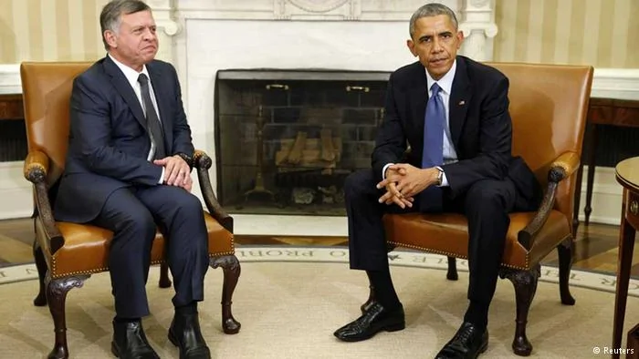 Obama/ Jordaniens König Abdullah