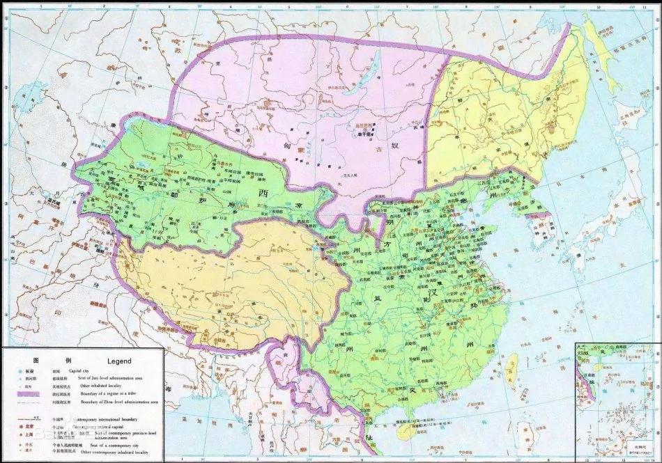 名正则言顺:中国历朝国号的由来及其疆域图