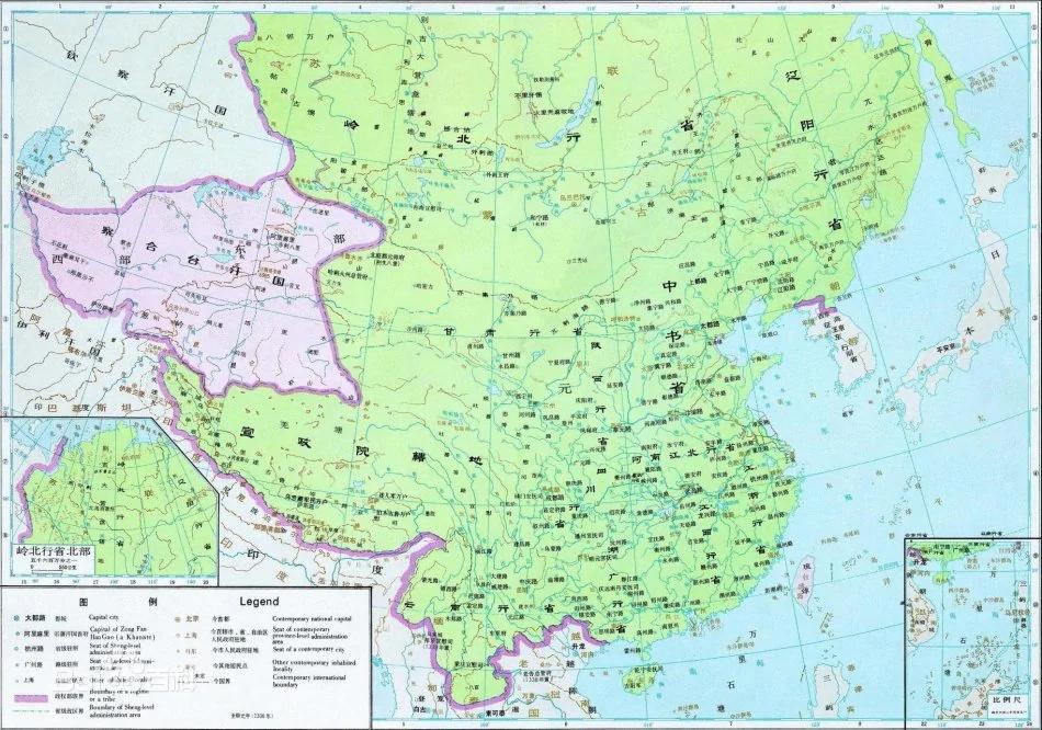 名正则言顺:中国历朝国号的由来及其疆域图