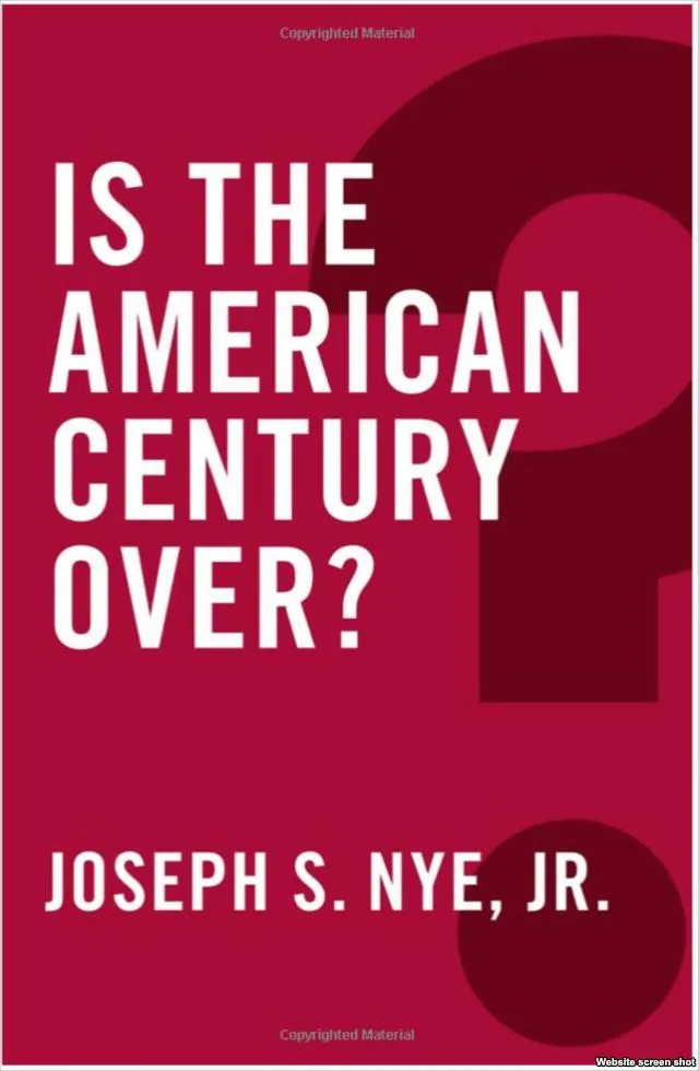 約瑟夫·奈:《美國世紀結束了？》封面(網絡截圖)