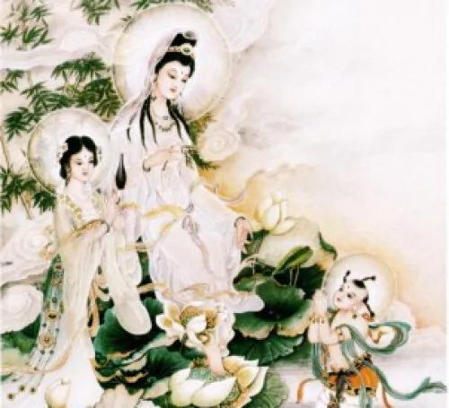 佛家故事:一心向佛 贺画师得见观音