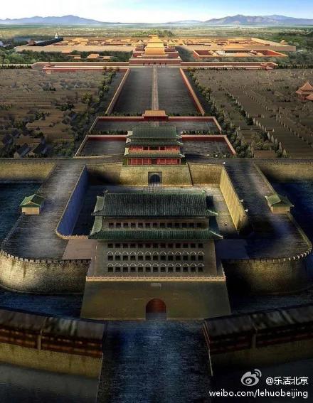 被中共拆毁前的老北京:城门二十座 组图