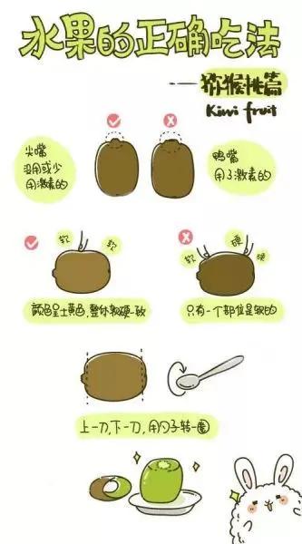 萌版漫画讲解各种水果正确吃法!