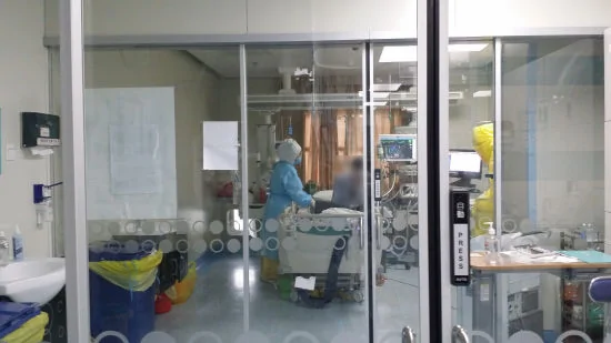 韩国MERS患者金某在惠州市中心人民医院负压ICU接受隔离治疗