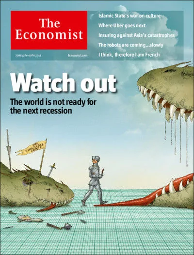 圖為最新期《經濟學人》雜誌封面